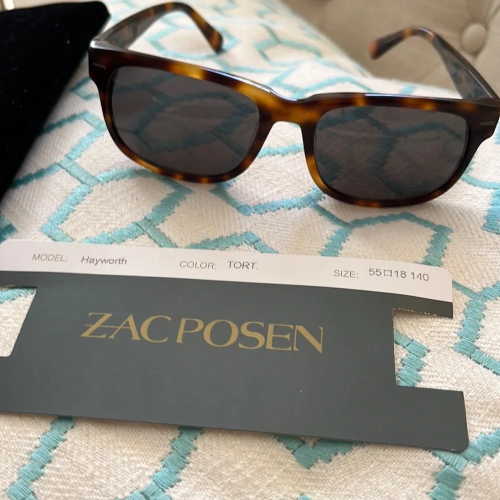 Zac Posen Unisex Sunglasses - New with Tags - Picture 13 of 13